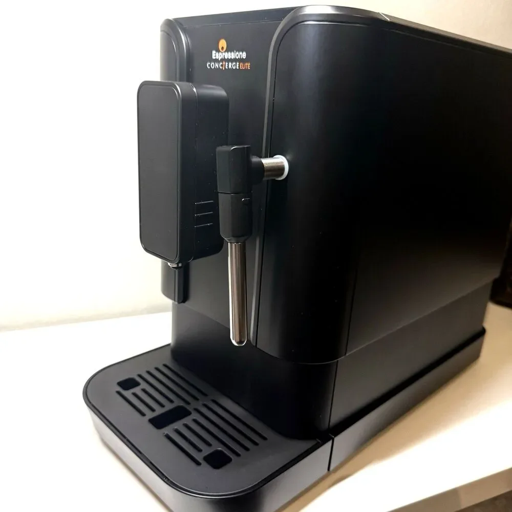 Espressione Concierge Elite Coffee Espresso Machine Infinite Black 20Bar Grinder